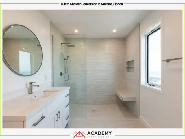 Tub to Shower Conversion in Navarre, Florida