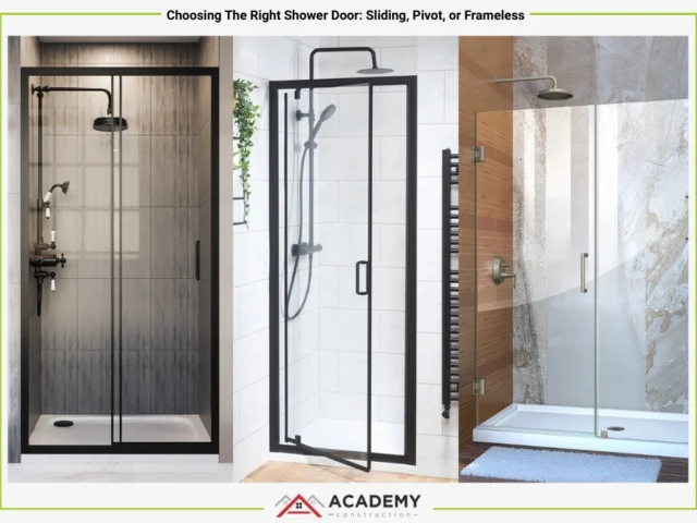 Choosing The Right Shower Door: Sliding, Pivot, or Frameless