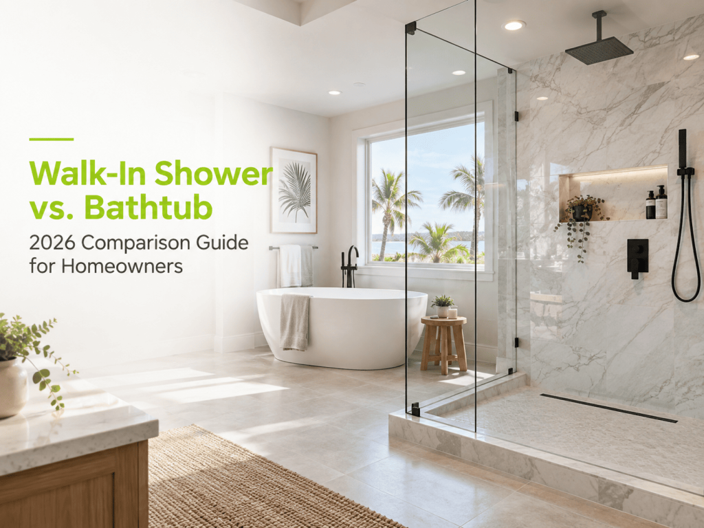 Shower Bath Remodel: Turn Your Florida Bathroom into a Walk-In Oasis